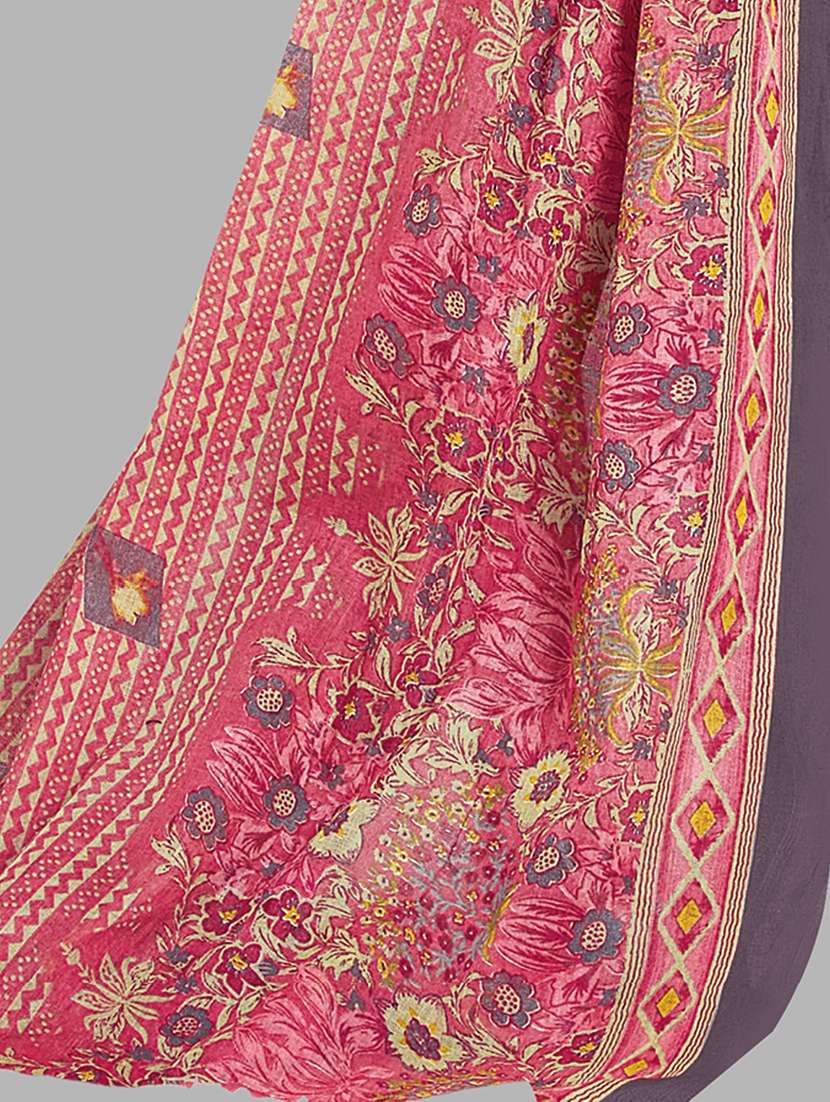women printed 3-piece unstitched dress material - 21710773 -  Standard Image - 4