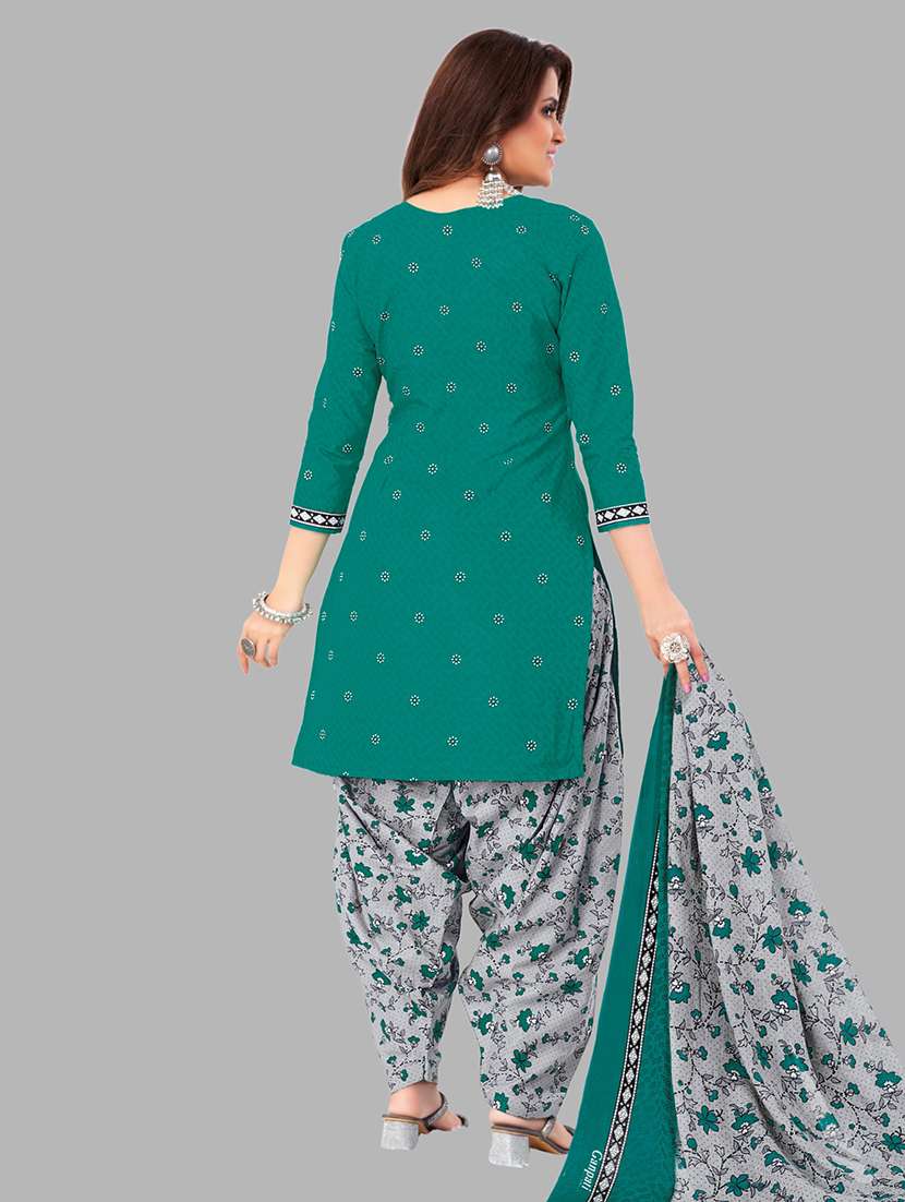 women printed 3-piece unstitched dress material - 21710775 -  Standard Image - 1