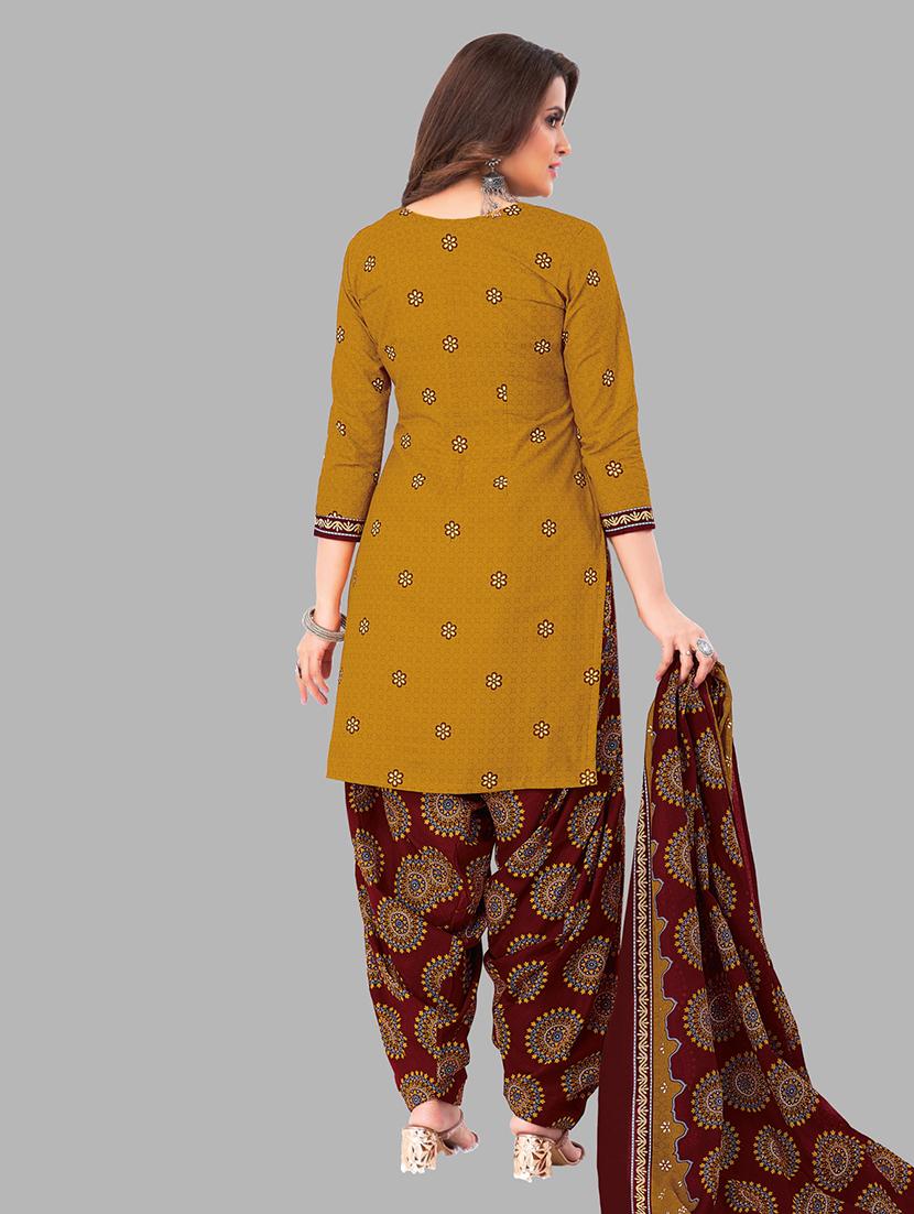women printed 3-piece unstitched dress material - 21710782 - Standard Image - 1