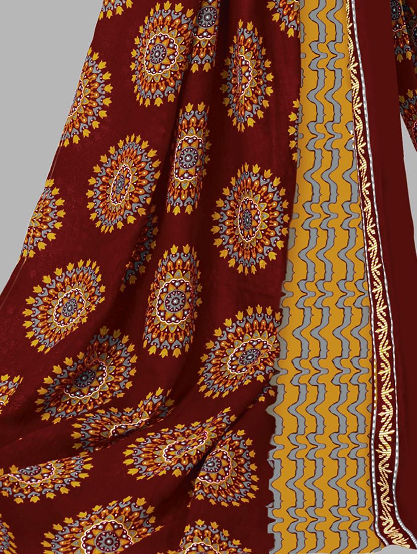 women printed 3-piece unstitched dress material - 21710782 - Standard Image - 4
