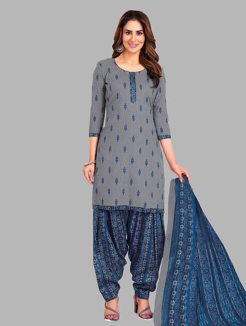 women printed 3-piece unstitched dress material - 21710791 - Standard Image - 0