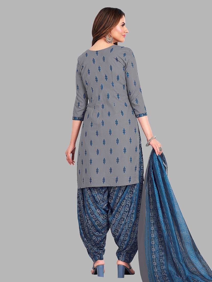 women printed 3-piece unstitched dress material - 21710791 - Standard Image - 1