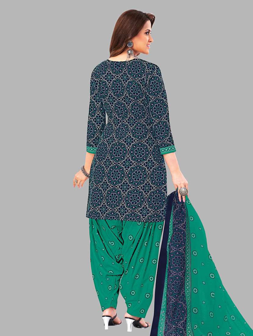 women printed 3-piece unstitched dress material - 21710796 -  Standard Image - 1