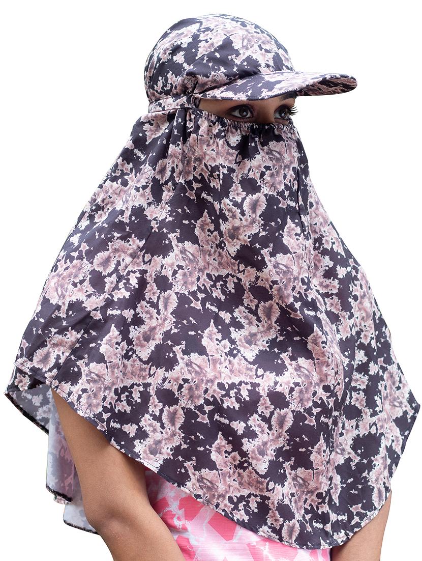women printed cap scarf - 21710818 - Zoom Image - 0