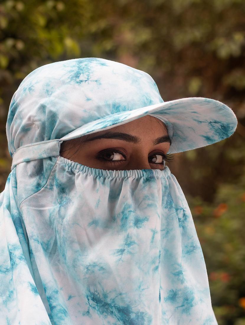 women tie & dye cap scarf - 21710823 -  Standard Image - 1