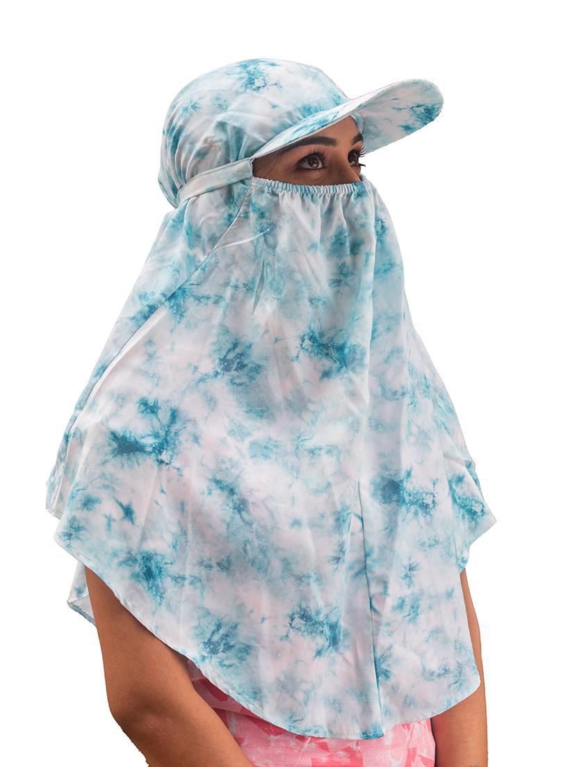 women tie & dye cap scarf - 21710823 - Standard Image - 4