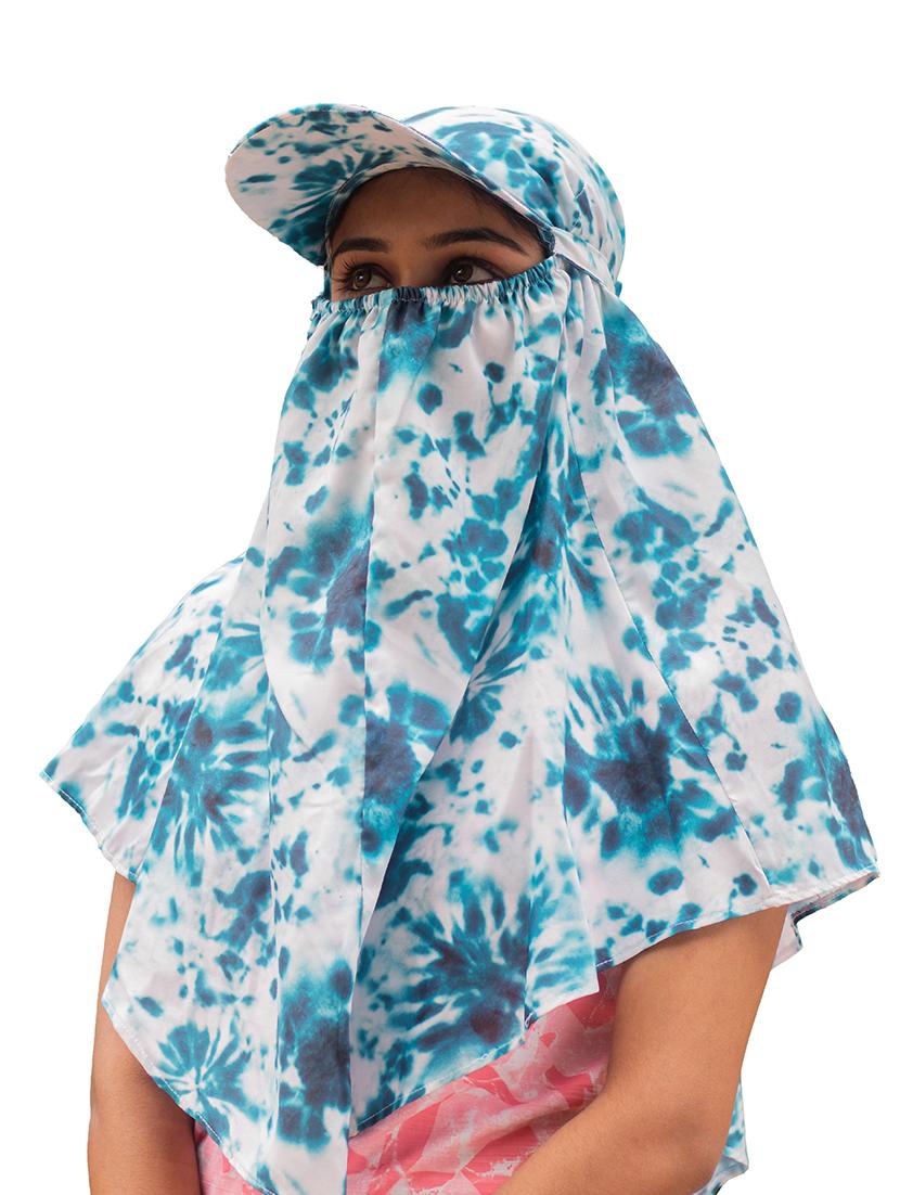 women tie & dye cap scarf - 21710827 - Standard Image - 4
