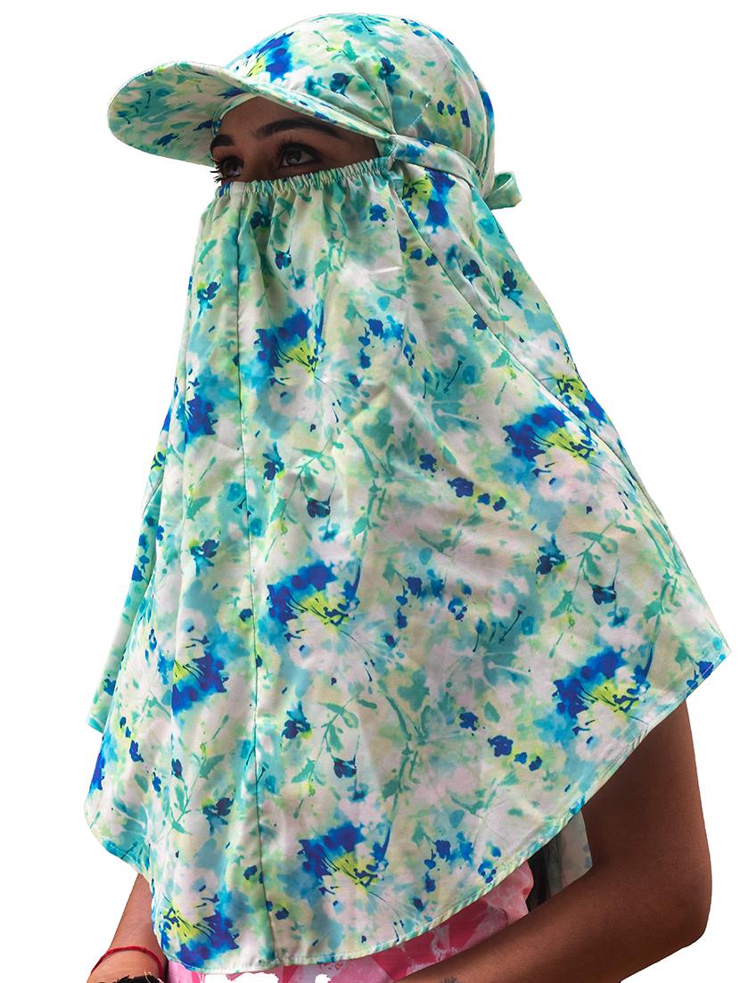 women printed cap scarf - 21710828 - Standard Image - 4