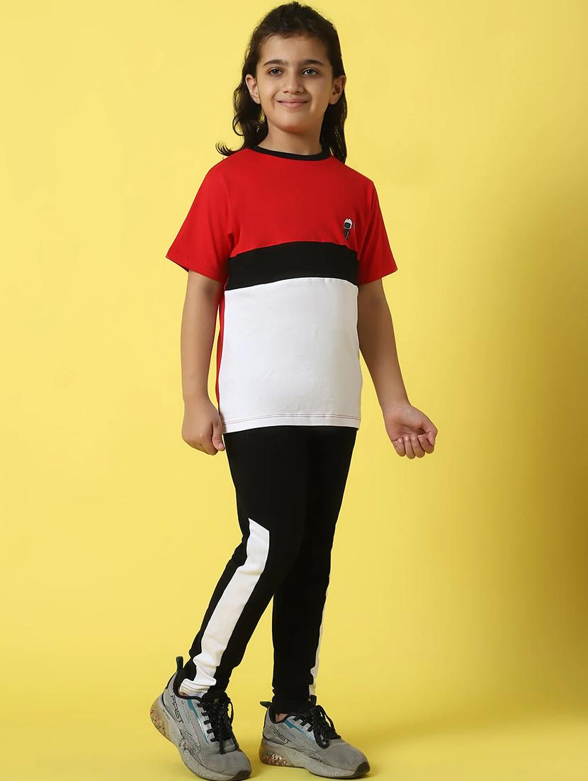 boys color block short sleeve t-shirt - 21710892 - Standard Image - 1