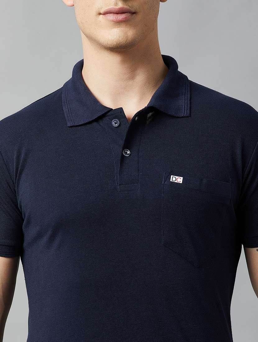 men short sleeves plain polo t-shirt - 21710900 - Standard Image - 4
