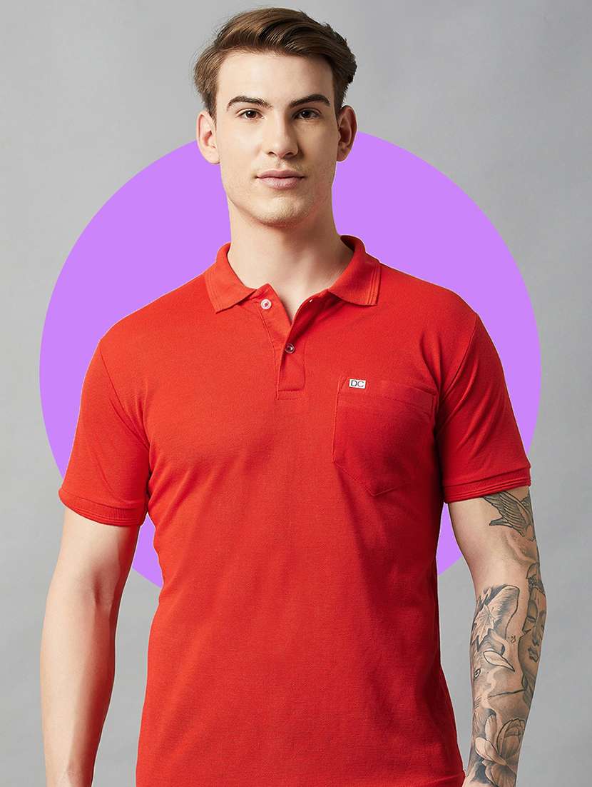 men short sleeves plain polo t-shirt - 21710901 -  Standard Image - 1