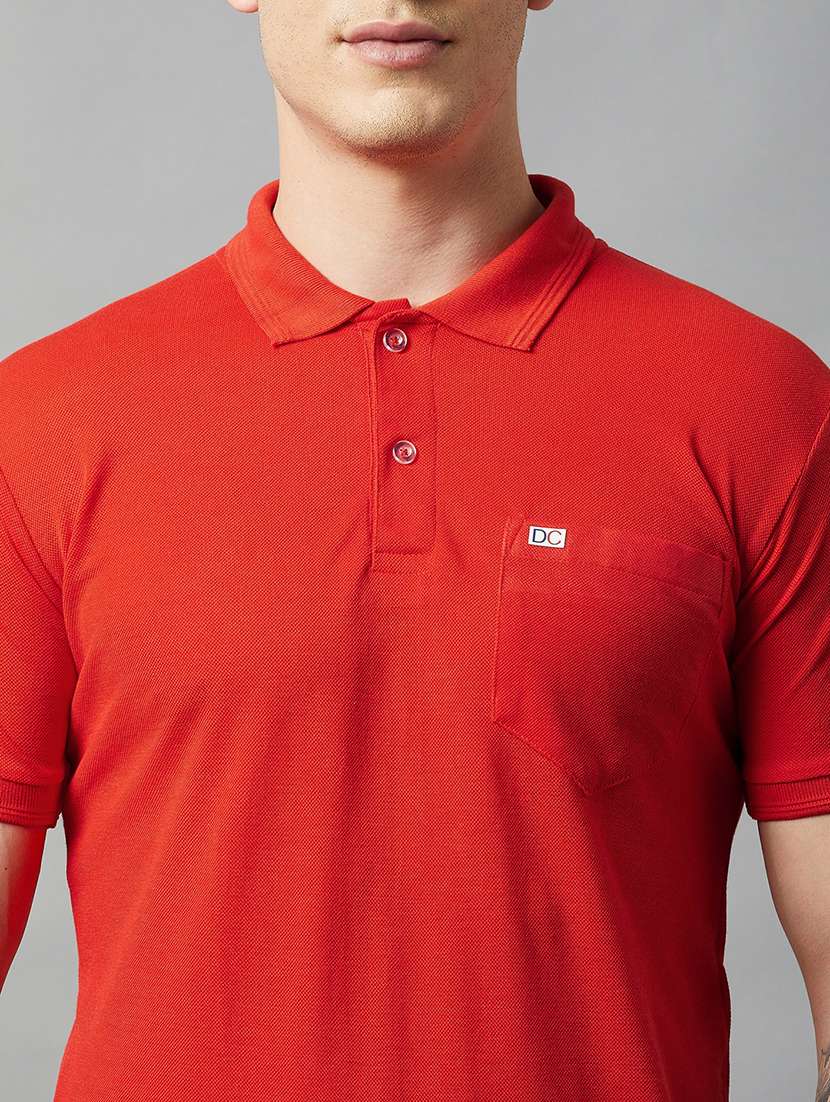 men short sleeves plain polo t-shirt - 21710901 -  Standard Image - 4