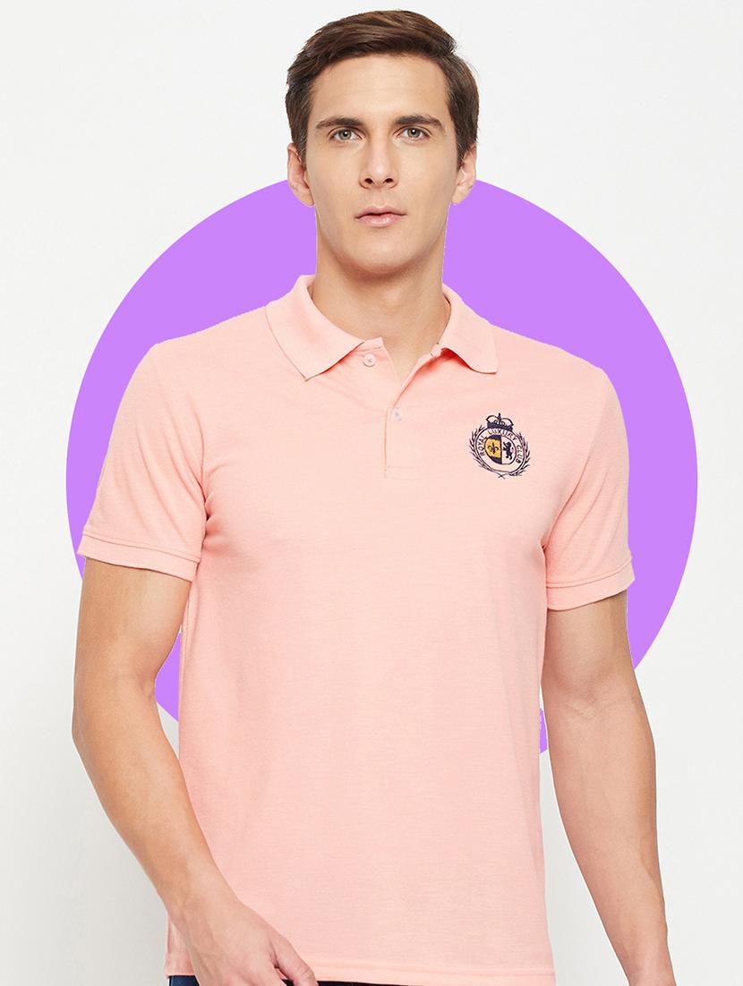 men short sleeves plain polo t-shirt - 21710908 - Standard Image - 1