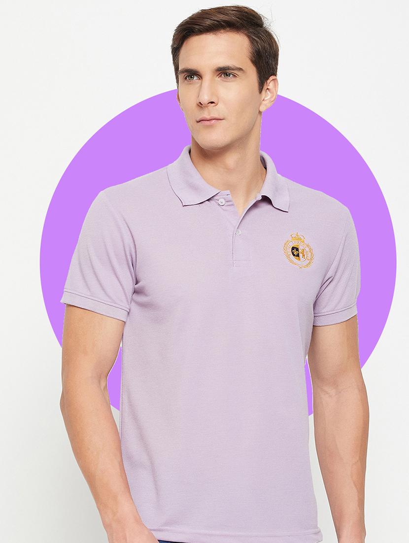 men short sleeves plain polo t-shirt - 21710909 - Standard Image - 1