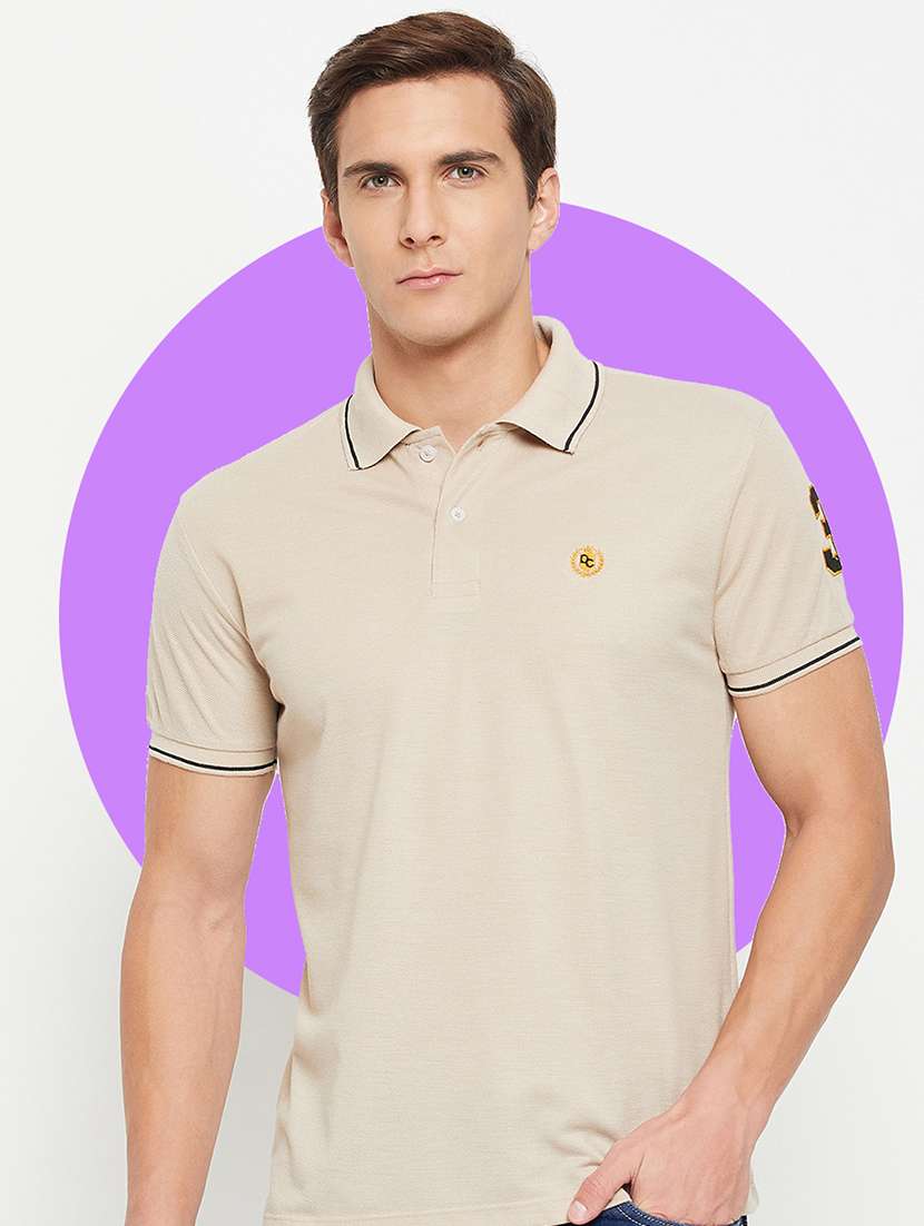 men short sleeves plain polo t-shirt - 21710914 -  Standard Image - 1
