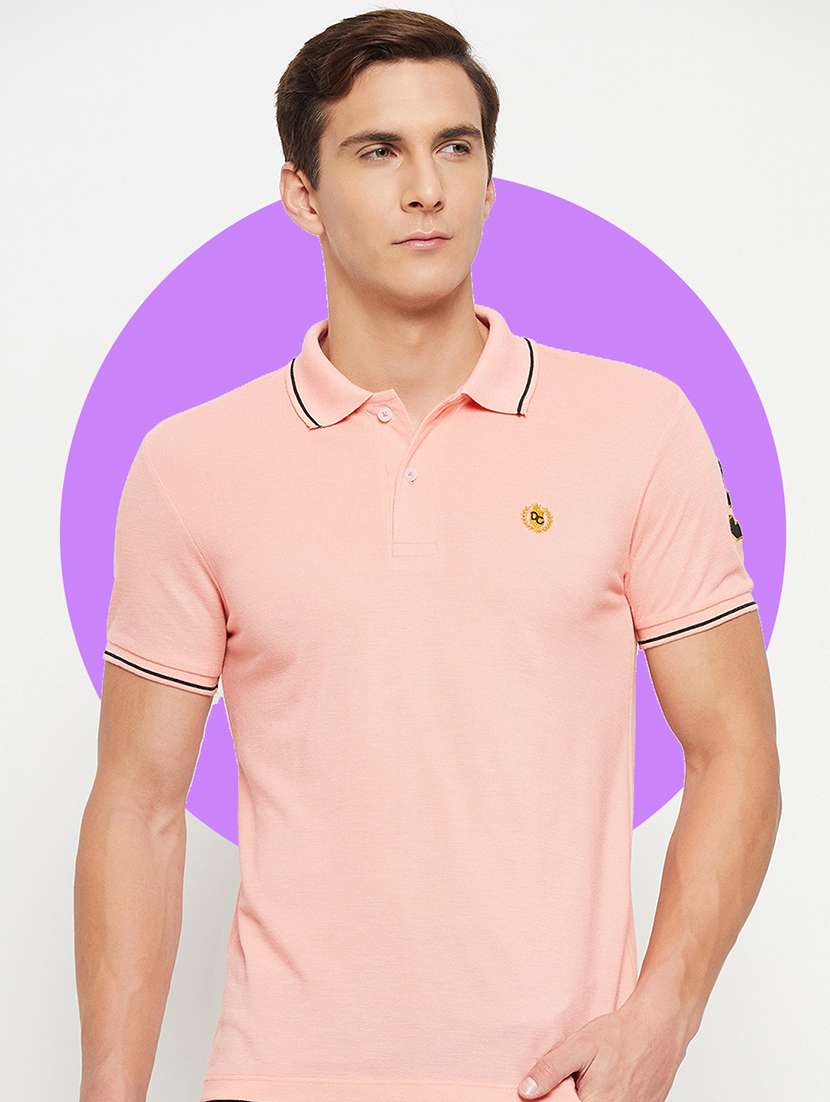 men short sleeves plain polo t-shirt - 21710916 -  Standard Image - 1