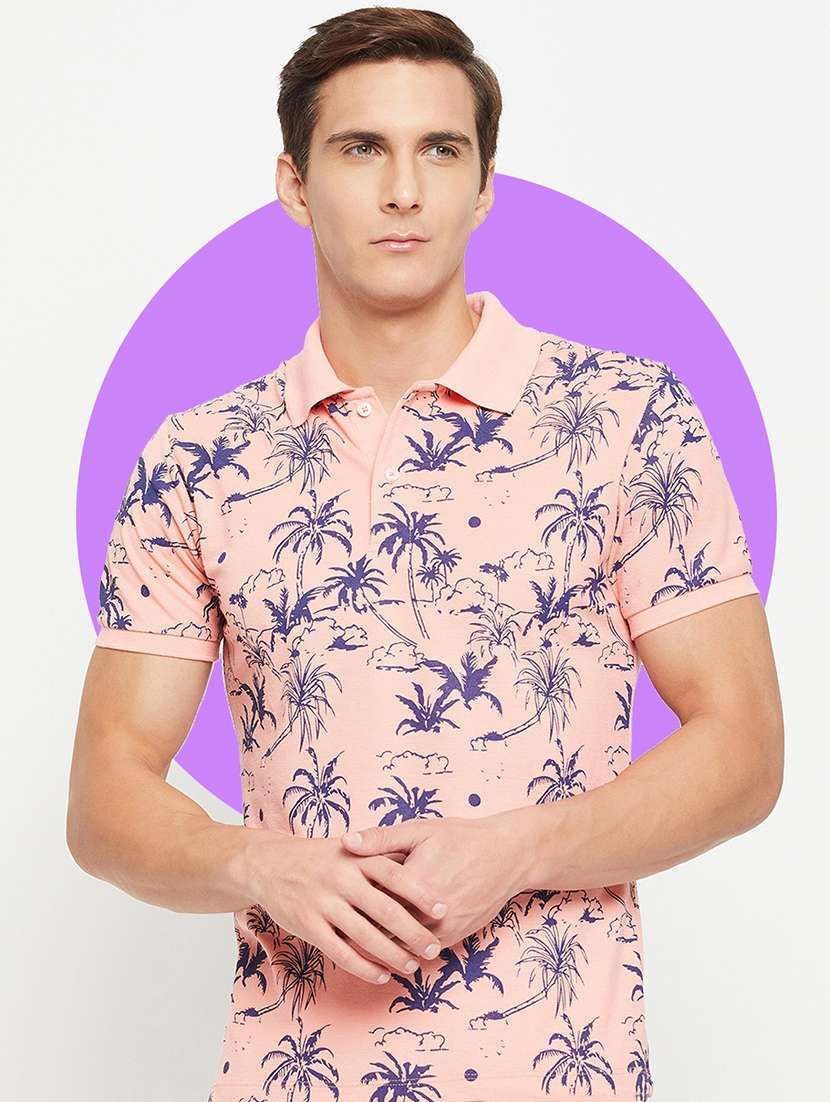 men short sleeves printed polo t-shirt - 21710920 -  Standard Image - 1