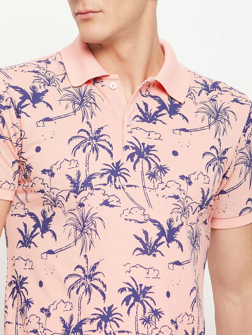 men short sleeves printed polo t-shirt - 21710920 -  Standard Image - 4