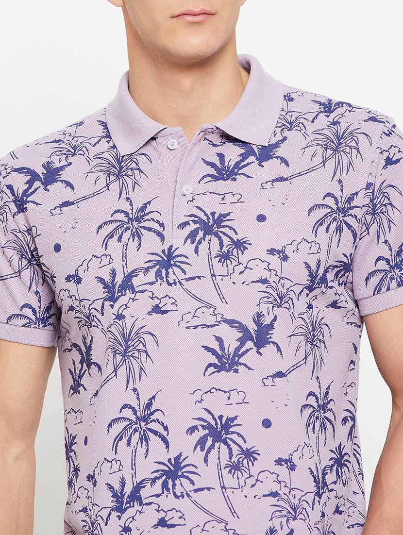men short sleeves printed polo t-shirt - 21710921 -  Standard Image - 4