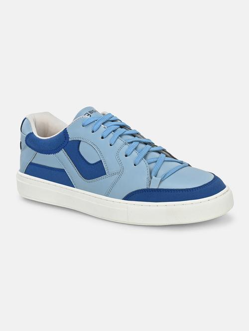 men blue lace up sneakers - 21710945 - Standard Image - 0