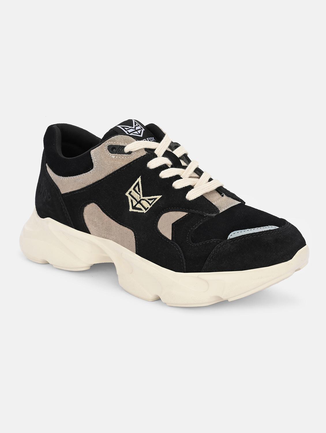 men black lace up casual shoes - 21710946 - Zoom Image - 0