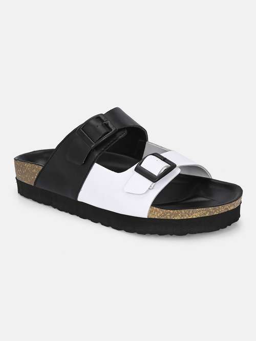 men color block slip on sandal - 21711003 -  Standard Image - 0