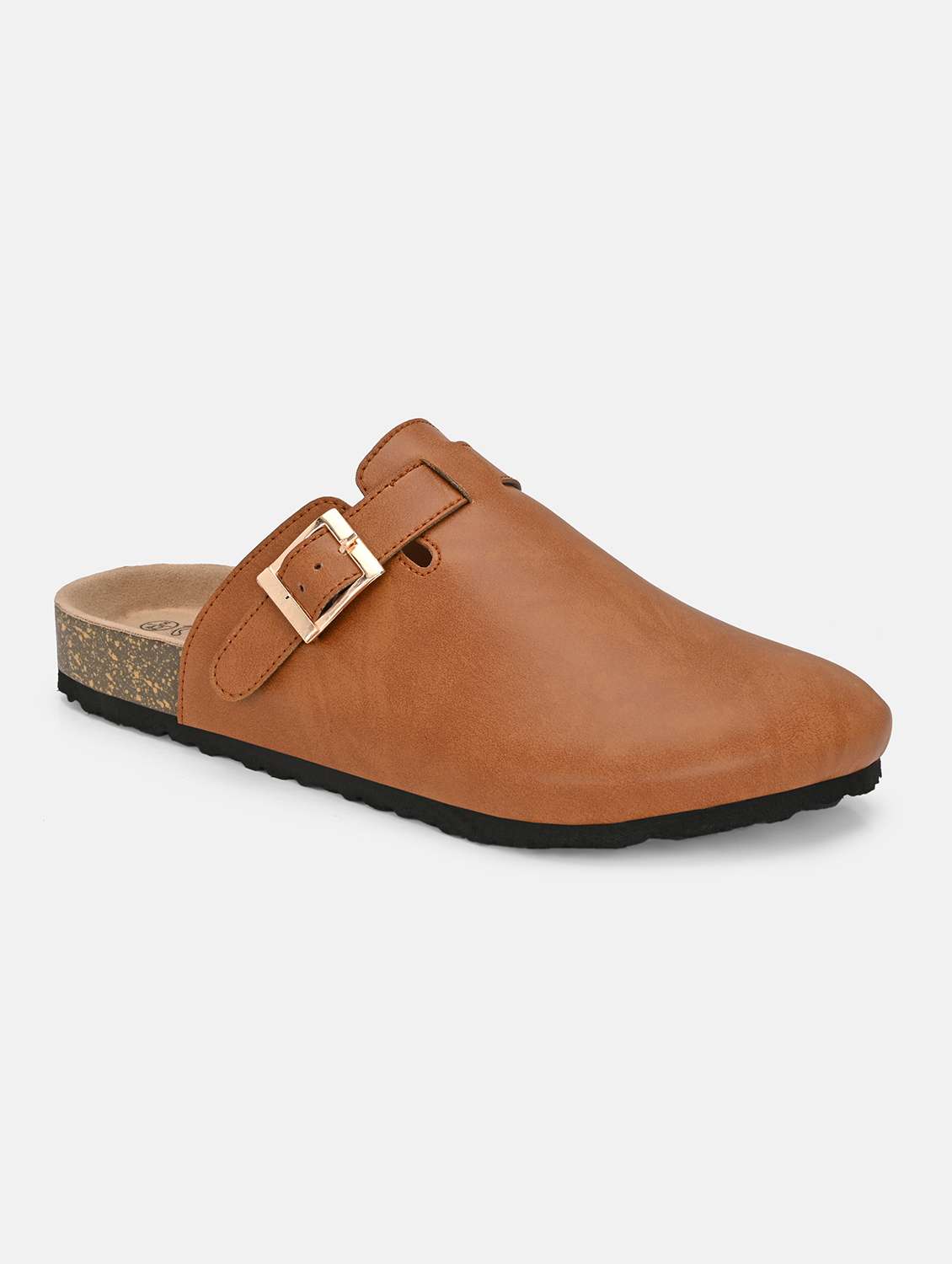 men beige slip on mules