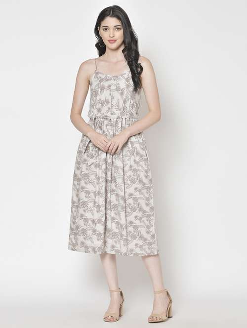 women printed a-line dress - 21711614 -  Standard Image - 0