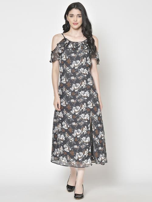 women printed a-line dress - 21711616 -  Standard Image - 0