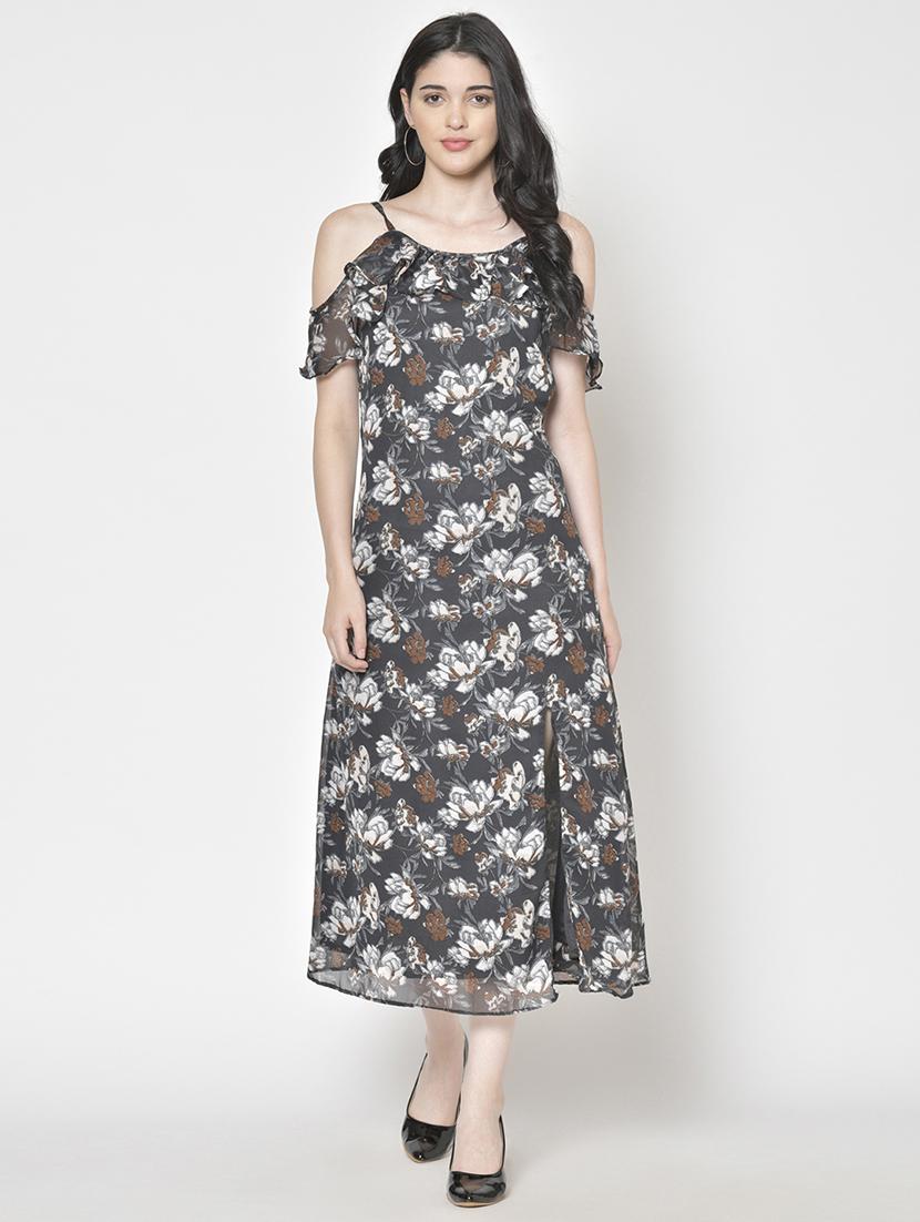 women printed a-line dress - 21711616 -  Zoom Image - 0
