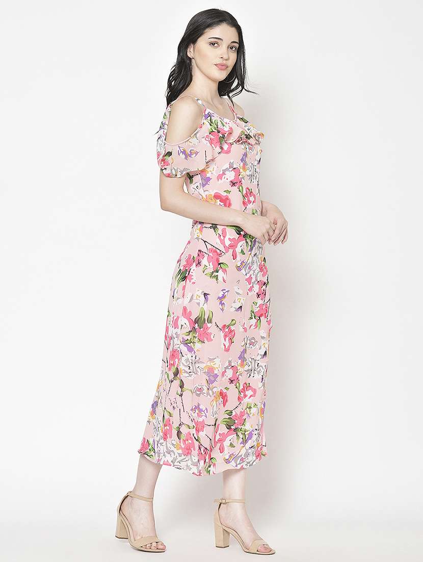 women printed a-line dress - 21711617 -  Standard Image - 1
