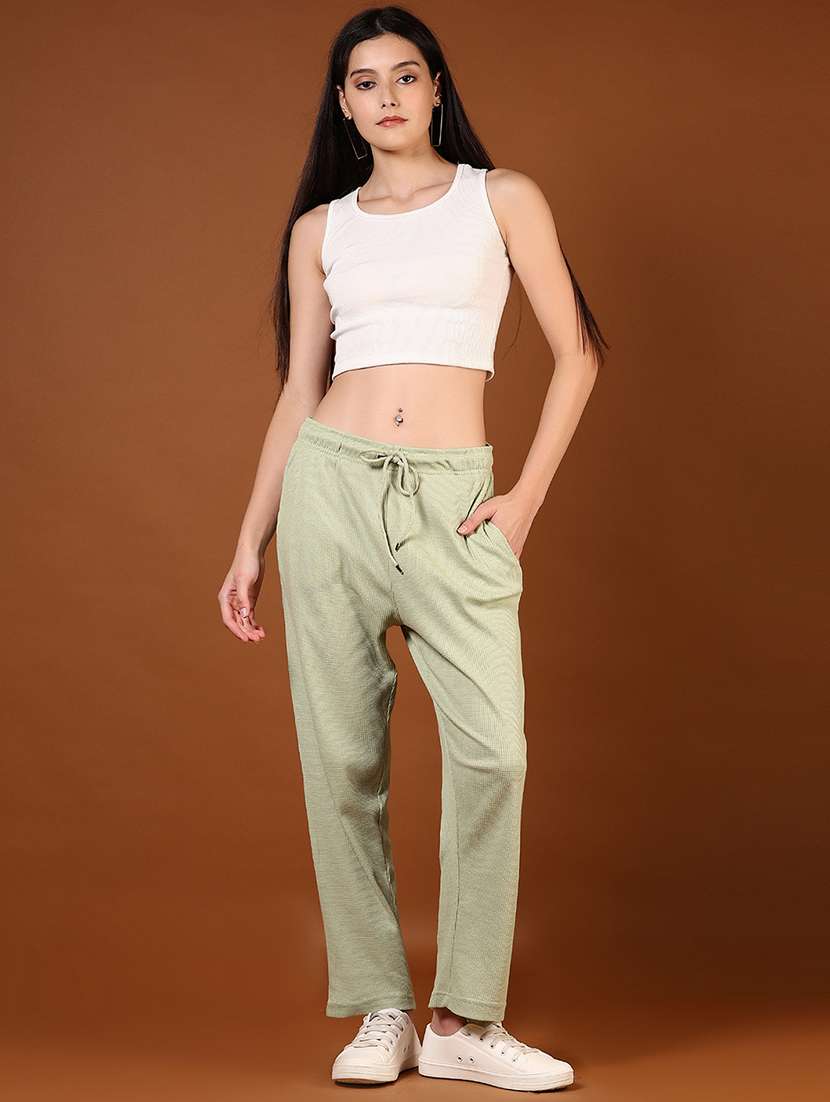 women neo mint solid mid rise track pant - 21711677 - Standard Image - 4