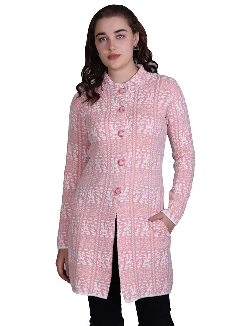 women self design long line coatigan - 21711812 -  Zoom Image - 0