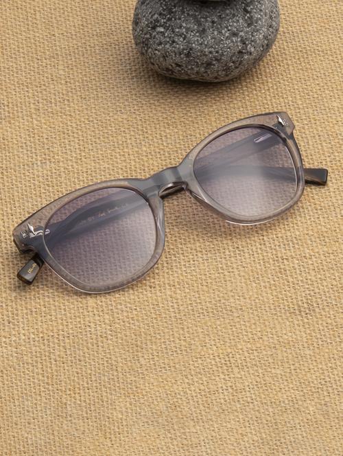ted-smith unisex grey graded premium italian acetate sunglasses with  polarized lenses for men & women - 21711818 -  Standard Image - 0