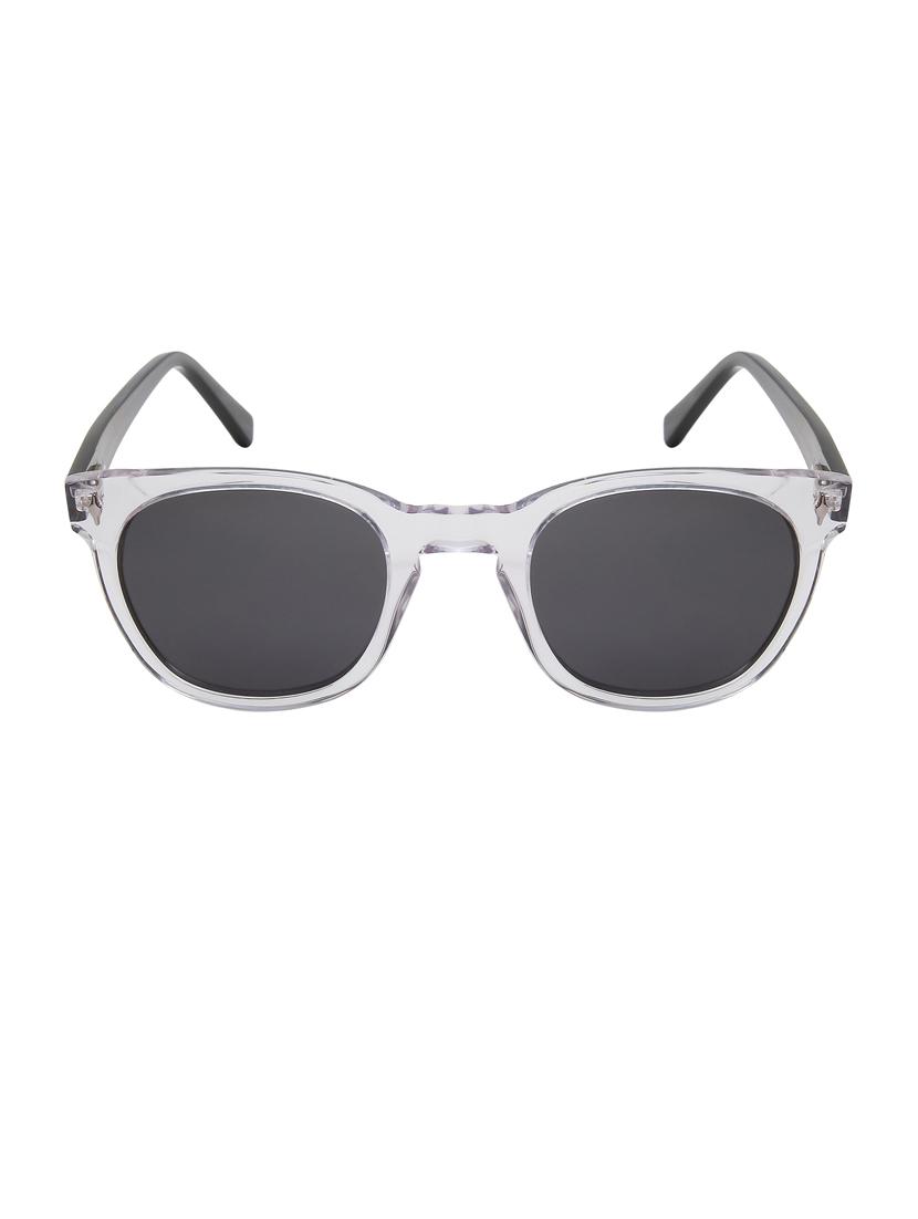 ted-smith unisex black premium italian acetate sunglasses with polarized lenses for men & women - 21711820 - Standard Image - 1