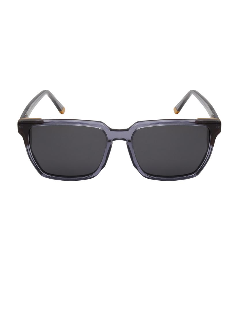ted-smith unisex black premium italian acetate sunglasses with  polarized lenses for men & women - 21711823 -  Standard Image - 1