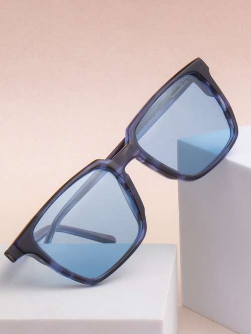 ted-smith unisex candy blue premium italian acetate sunglasses with  polarized lenses for men & women - 21711825 -  Standard Image - 0