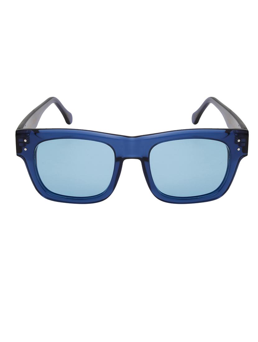 ted-smith unisex blue premium italian acetate sunglasses with  polarized lenses for men & women - 21711834 -  Standard Image - 1