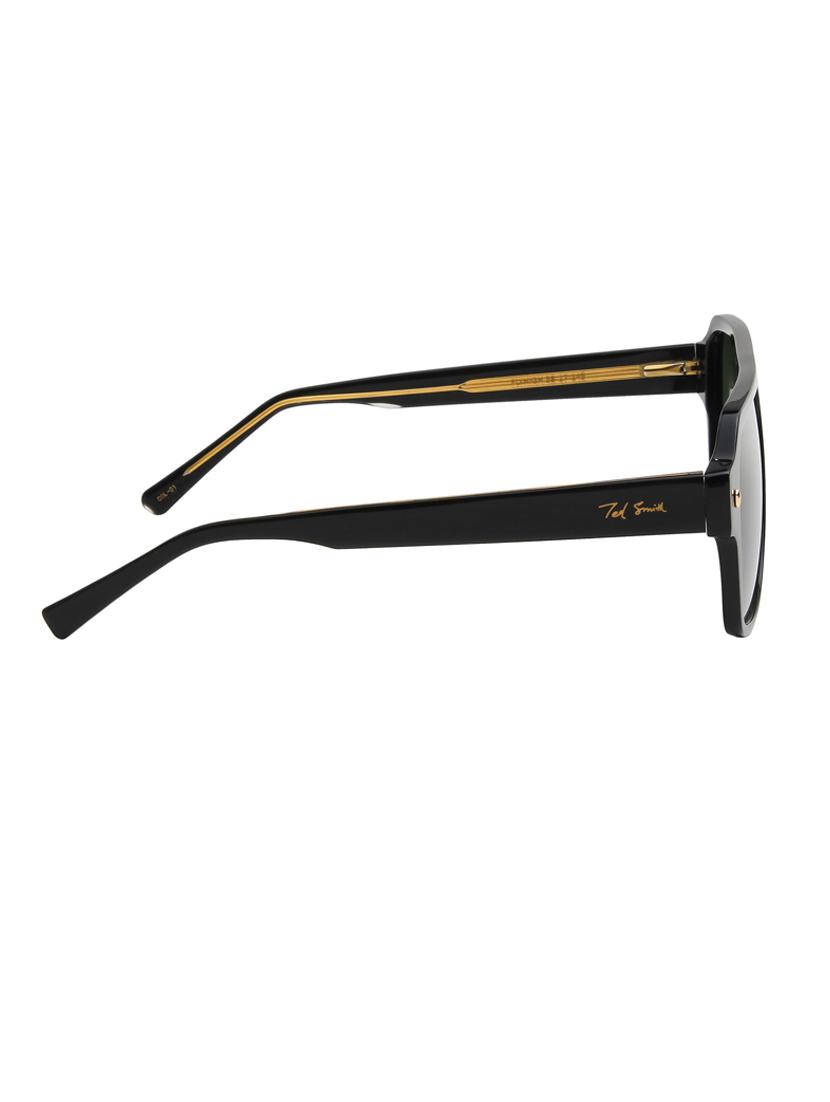 ted-smith unisex green premium italian acetate sunglasses with polarized lenses for men & women - 21711844 - Standard Image - 4