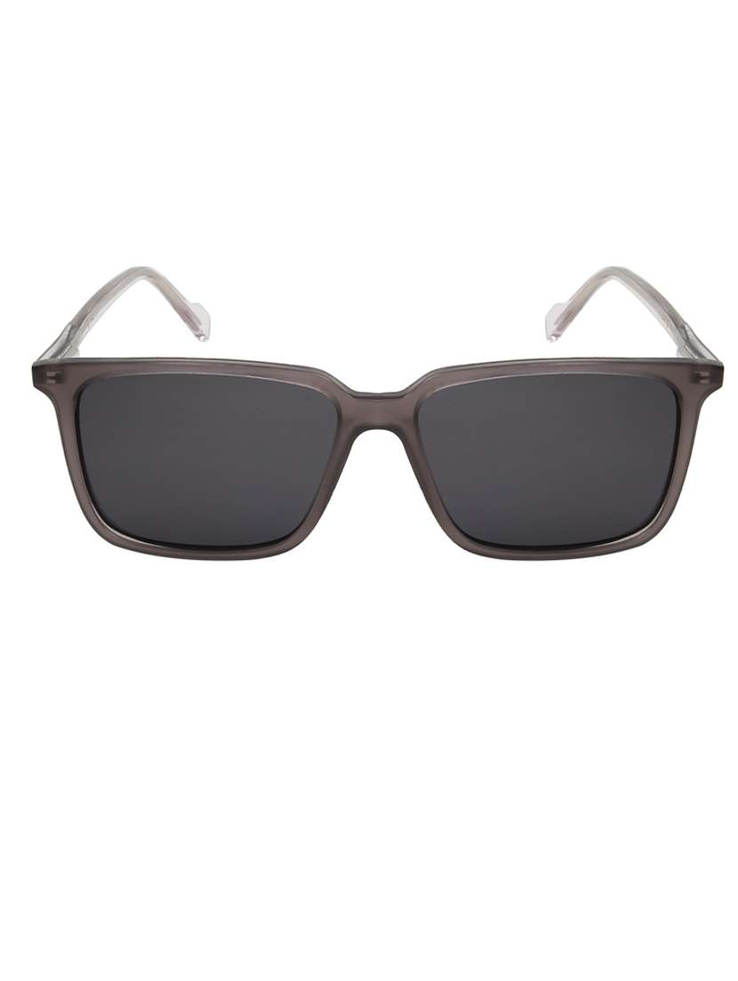 ted-smith unisex black premium italian acetate sunglasses with  polarized lenses for men & women - 21711852 -  Standard Image - 1