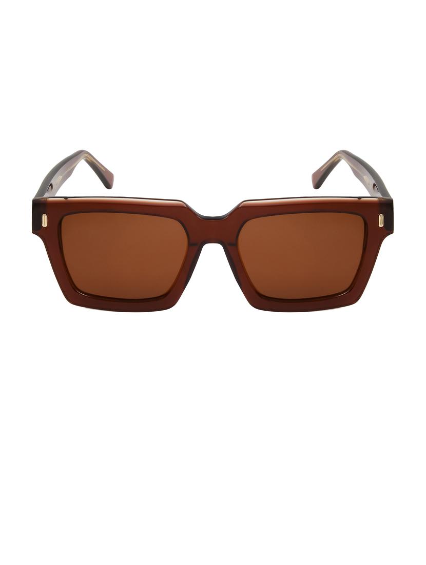 ted-smith unisex brown premium italian acetate sunglasses with polarized lenses for men & women - 21711865 - Standard Image - 1