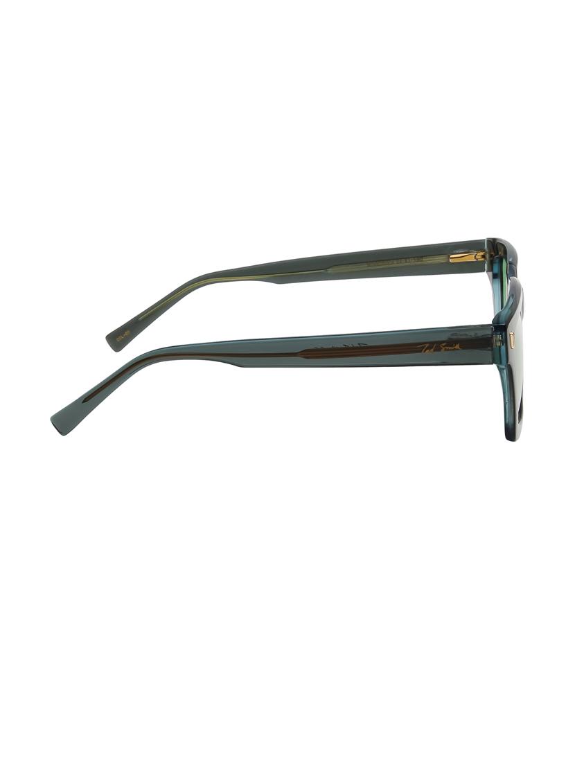 ted-smith unisex green premium italian acetate sunglasses with polarized lenses for men & women - 21711866 - Standard Image - 4