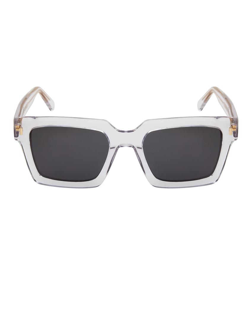 ted-smith unisex black premium italian acetate sunglasses with  polarized lenses for men & women - 21711867 -  Standard Image - 1