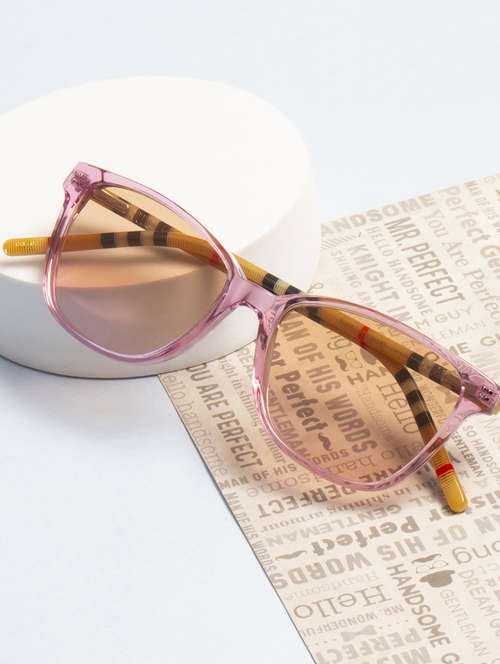 ted-smith unisex brown premium italian acetate sunglasses with  polarized lenses for men & women - 21711869 -  Standard Image - 0