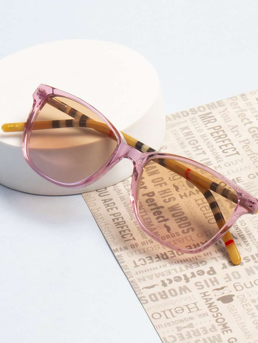 ted-smith unisex brown premium italian acetate sunglasses with  polarized lenses for men & women