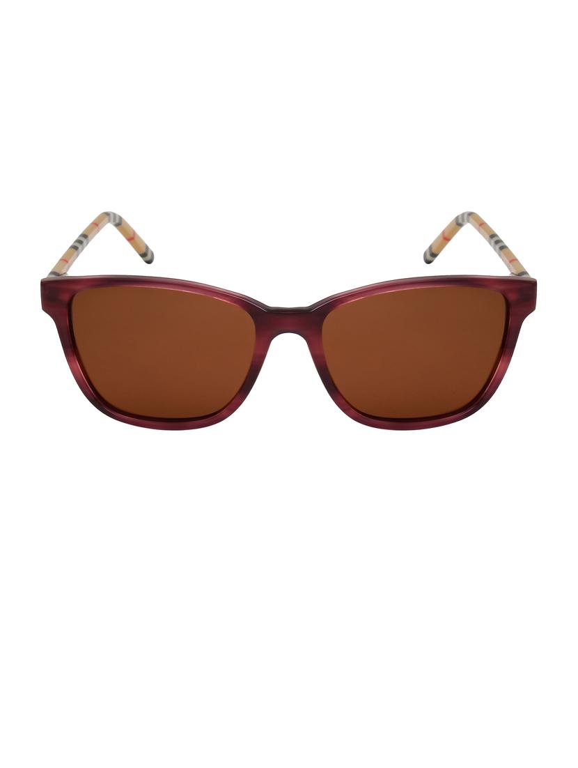 ted-smith unisex brown premium italian acetate sunglasses with polarized lenses for men & women - 21711871 - Standard Image - 1