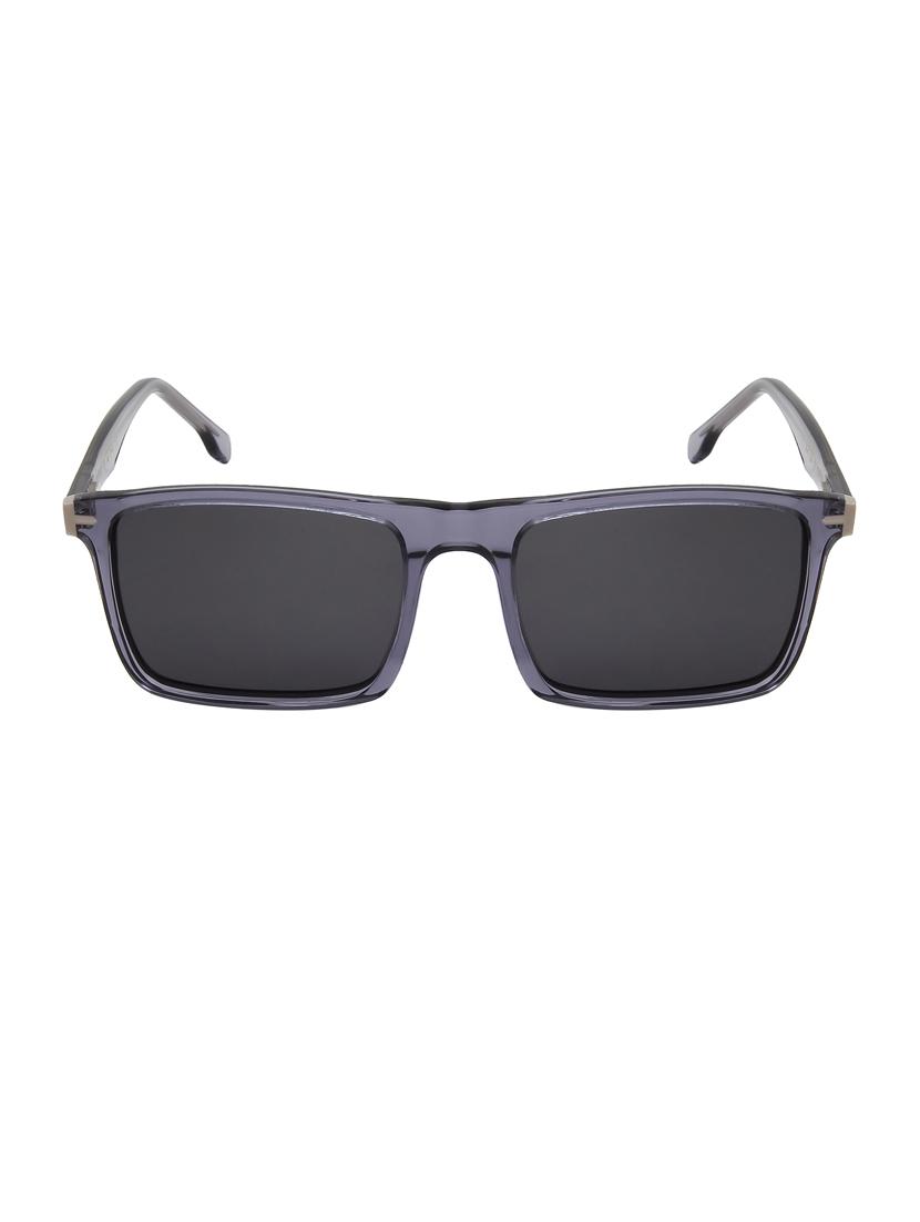 ted-smith unisex black premium italian acetate sunglasses with polarized lenses for men & women - 21711875 - Standard Image - 1