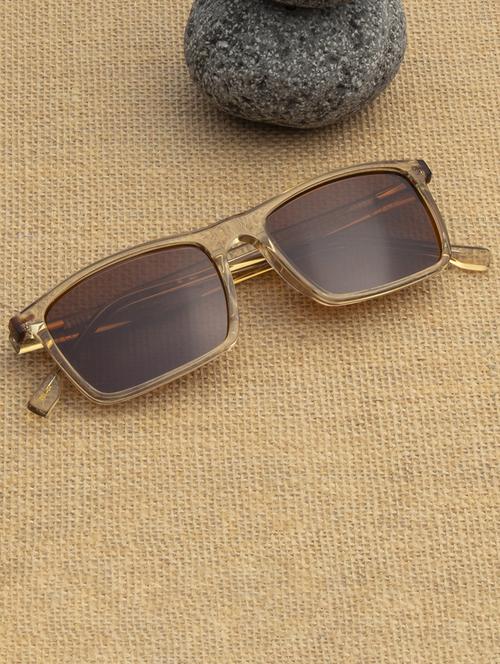 ted-smith unisex brown premium italian acetate sunglasses with polarized lenses for men & women - 21711876 - Standard Image - 0