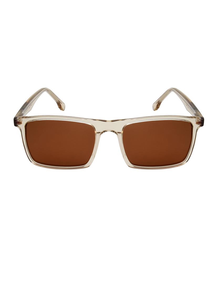 ted-smith unisex brown premium italian acetate sunglasses with  polarized lenses for men & women - 21711876 -  Standard Image - 1