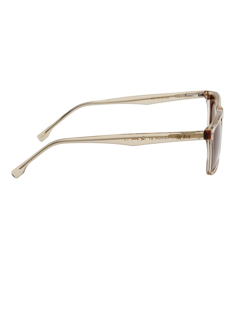 ted-smith unisex brown premium italian acetate sunglasses with polarized lenses for men & women - 21711876 - Standard Image - 4